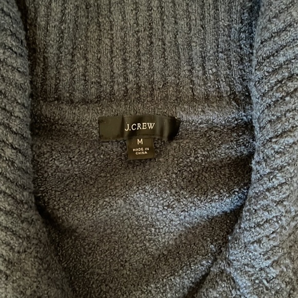 Jcrew Collared cotton-blend bouclé cardigan sweater and cropped sweater tank MED - Picture 5 of 10